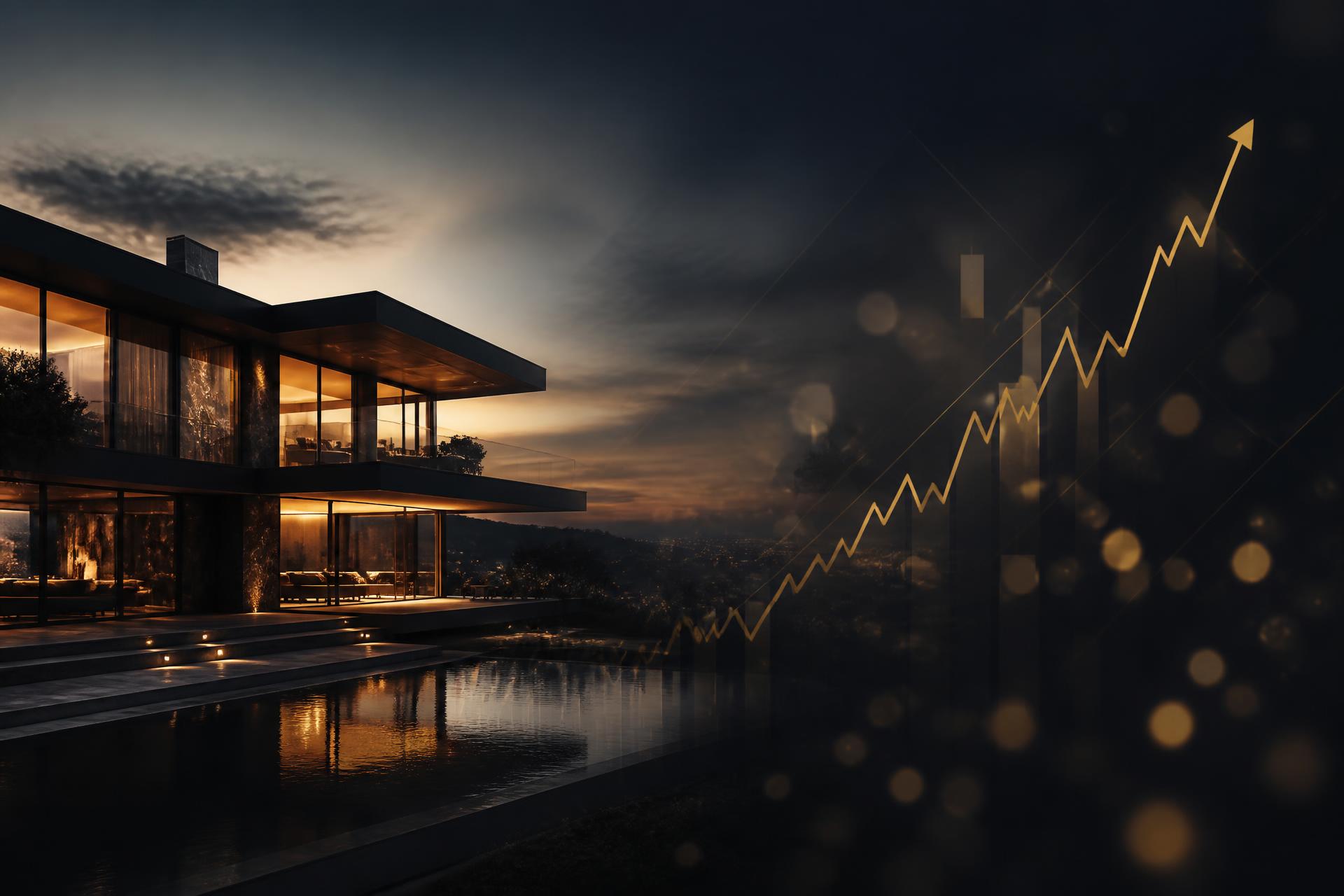 Luxusná vila a rastúca finančná krivka — financie a reality pod jednou strechou